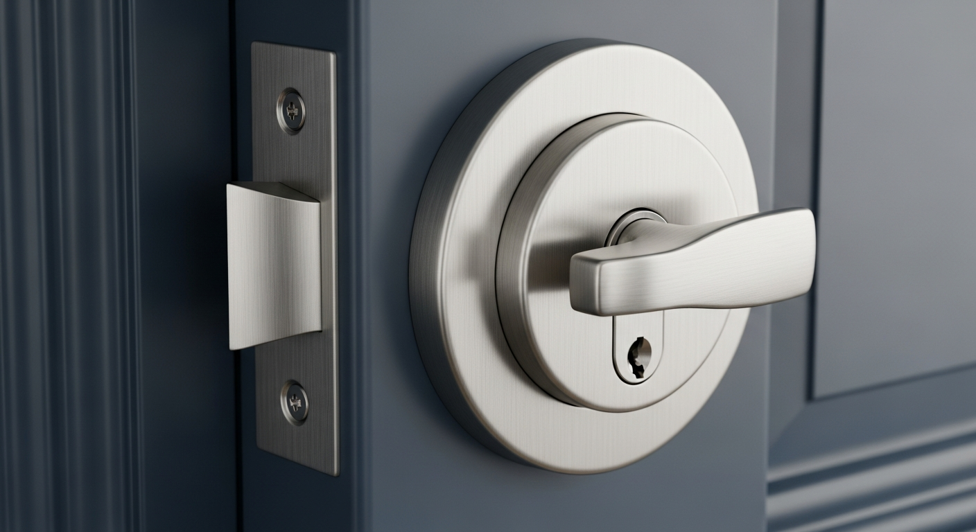 lock hardware deadbolt metal close — Westbury Locksmiths